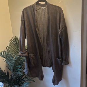 Olive green cardigan
